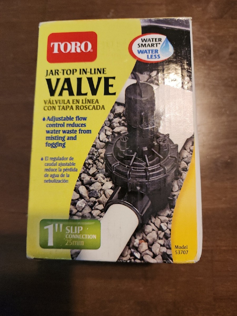 150 psi 1 in. In-Line Jar Top Valve with Flow Control 150 psi 1 in. In-Line Jar Top Valve with Flow Control