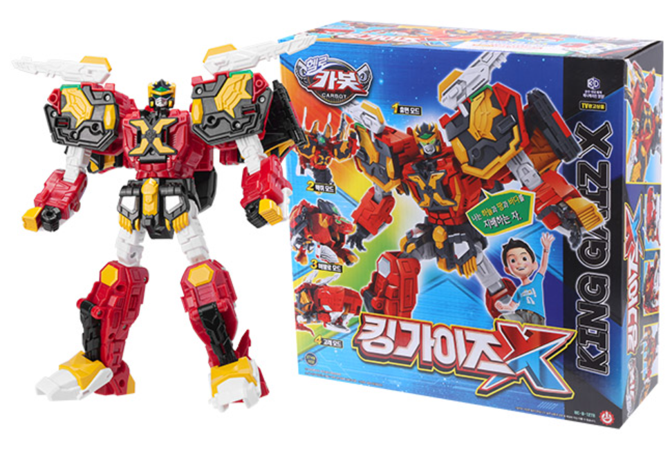 Hello Carbot King Gaiz X 킹가이즈 X Transformation Action Figure