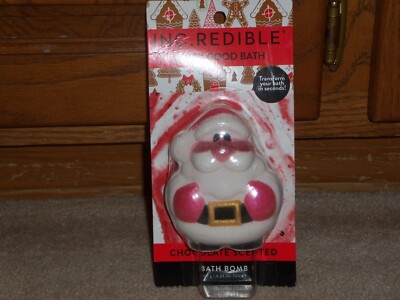 NEW, INC. REDIBLE - JOLLY GOOD BATH - SANTA CHOCOLATE SCENTED BATH BOMB