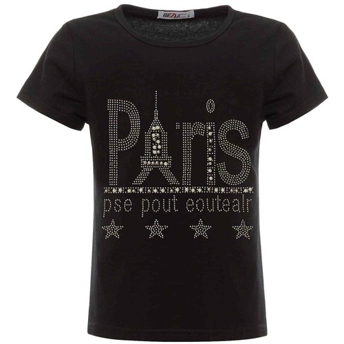 Children T-shirt Blouse Top Leisure Stretch Top Art Beads Paris Motif 22541 - Picture 13 of 16