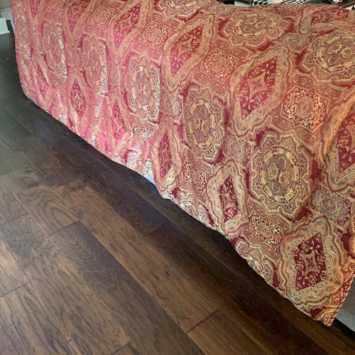 JC Penny Home Collection Queen Size Comforter 2 Matching Shams & Bed Skirt MINT - Picture 8 of 11