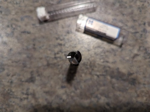 OSG 1/2" DIA, SQ Corner, 3 Flute, Carbide Endmill, 445-5000 NEW - Picture 4 of 4