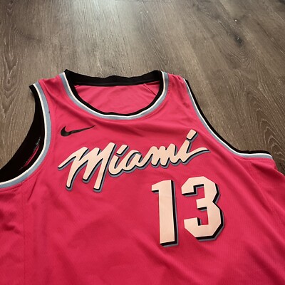 Bam Adebayo Miami Heat NBA Nike Swingman City Pink Jersey Size