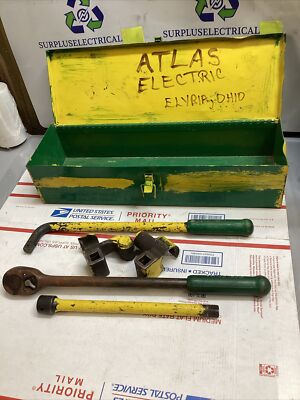 Greenlee 796 Ratchet Cable Wire Bender  Set COMPLETE ED4U #4079-A