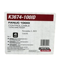 Lincoln Electric K3674-100ID Fanuc 100ID Control Cable 14Pin Wirefeeder L17439-1