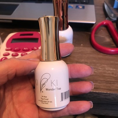 KIKI Gel - UV/LED Soak off Gel (No-Wipe) Top Coat On Sale Super Shiney