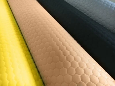 OXFORD MAT Gesteppt Bienenwabe Polyester Stoff OUTDOOR Wasserdicht Meterware