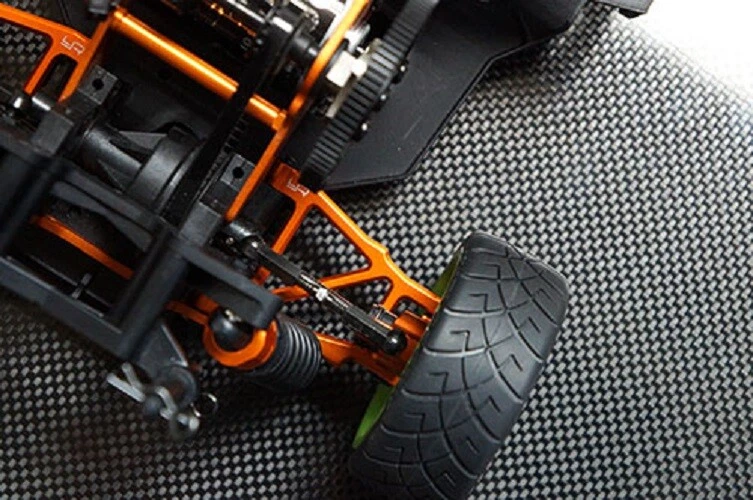 Yeah Racing orange alloy REAR lower arms fo HPI Sprint 2 1:10 RC car SPT2-001OR - Image 4 of 4