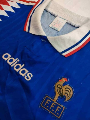 Vintage Jersey Football Adidas France FFF World Cup National Team 1994 Size L - Picture 5 of 10
