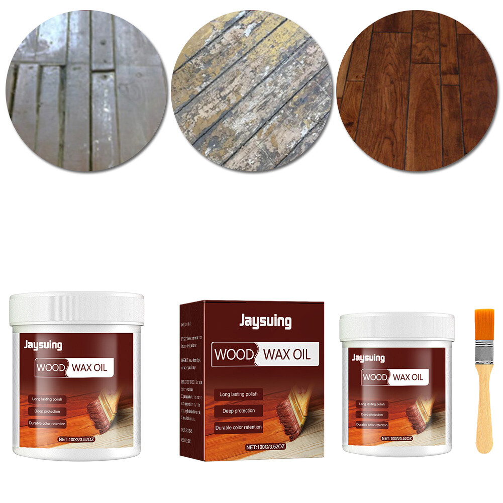 100g Wood Wax Oil Furniture Restorer AntiCorrosion NonToxic Wooden