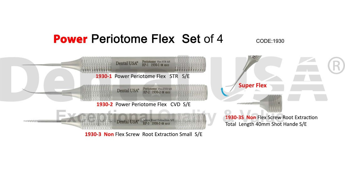 PW-1930-6 - Power Flex Periotome Twist D/E Durable - Henry Schein New Zealand