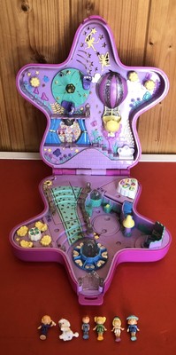 Polly Pocket Bluebird Fairy Light Stern 1993 mit 6 Figuren