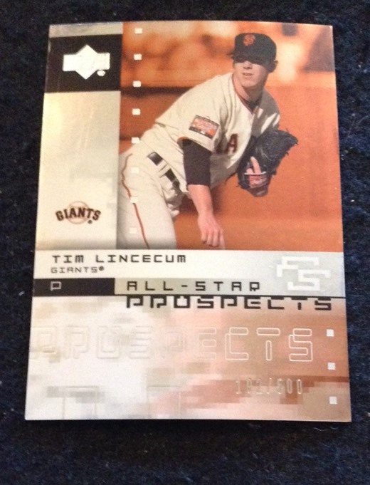 TIM LINCECUM Giants 2007 Upper Deck Future #/500 rookie | eBay