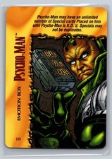 1997 Marvel OverPower Psycho-Man Emotion Box HH Special Fleer Trading Card
