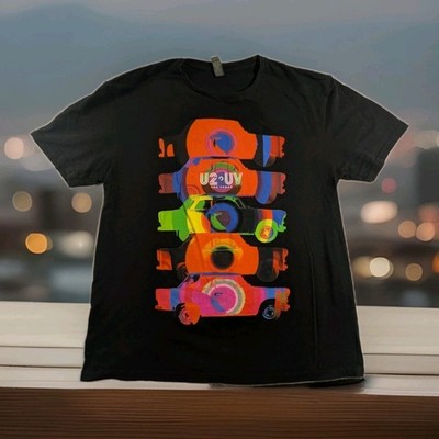 U2 UV achtung baby live at the sphere official tour merch band tee shirt Large
