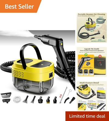 #ad #ad Effortless High Pressure Steam Cleaner 15s Heat Up Chemical Free 2500W $142.36