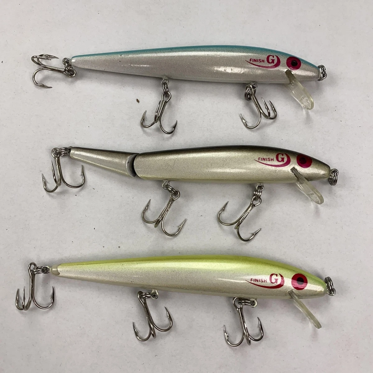 Leurre De Pêche Rebel Minnow - Finition G - Vintage - Occasion