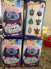 Disney Lilo  Stitch Stitch Sleepy Stars Mini Vinyl Plush Keychain Blue 2023