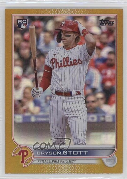 2022 Topps Update Gold Foil Bryson Stott #US224 0xz8