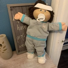 CPK Brunette Single Pony Paci Girl