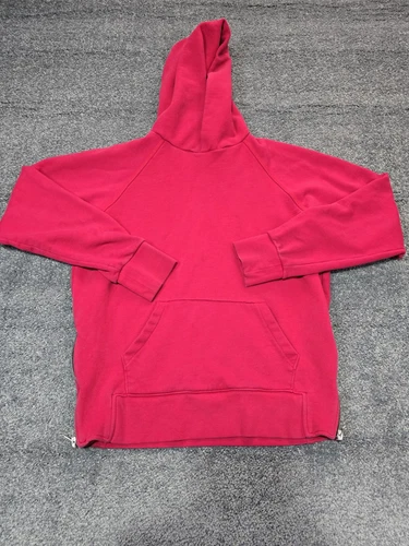 Felpa con cappuccio FOG Fear Of God uomo collezione M One 2015 maglione rosso pullover sbiadito