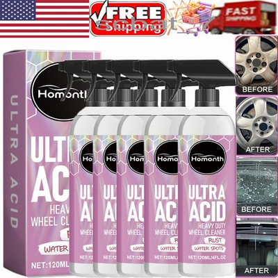 #ad Mad Acid Glass Cleaner Heavy Duty Wheel Cleaner Water Spot Remover for Cars $55.99