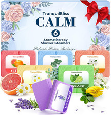 New 6 Pack Shower Steamers Natural Fragrance Relaxation Fast Shipping