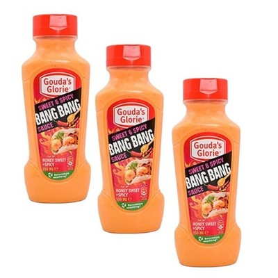 (9,08 EUR/l) Gouda's Glorie Bang Bang Sweet & Spicy Sauce 3x 550ml