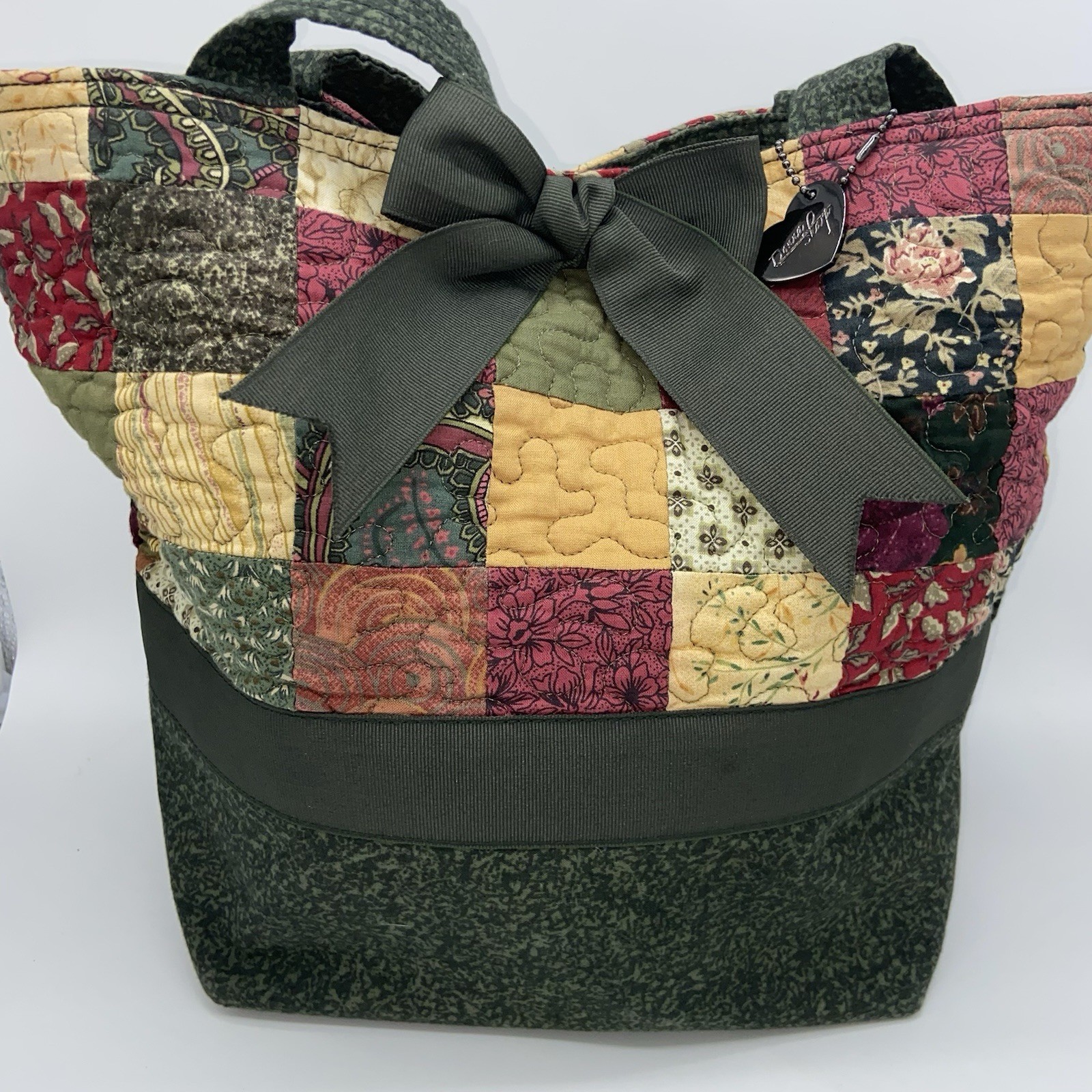 Donna Sharp Quilted Patchwork Purse Shoulder Bag … - image 1