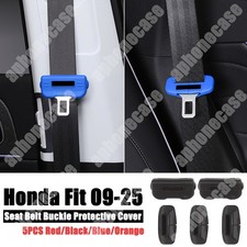 Seat Belt Buckle Cover 5pcs Silicone Seat Belt Clips Sleeve For Honda Fit 09-25 Seat Belt Buckle Cover 5pcs Silicone Seat Belt Clips Sleeve For Honda Fit 09-25