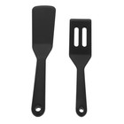 2Pcs Silicone Mini Shovels Frying Egg Spatulas Home Kitchen Steak Spatulas