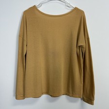 Lulus Sweater Womens Medium Scoop Back Pullover Lightweight Long Sleeve Top NWT