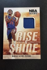 2023-24 Panini NBA Hoops - Rise N Shine Memorabilia Marcus Sasser #RS-SAS (RC) 