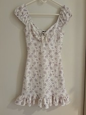 Windsor Junior Sundress Floral Pattern Size Small , Cap Sleeve