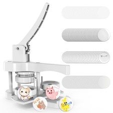 Button Maker Machine, Pin Maker Machine, Button Press Machine, DIY Badges Mak...