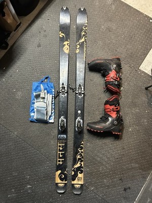Dynafit Manaslu 187cm Skis With Fischer Speed Turn Bindings