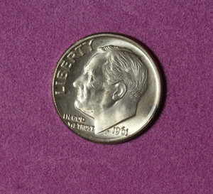 1961-D Roosevelt One Dime #P35290
