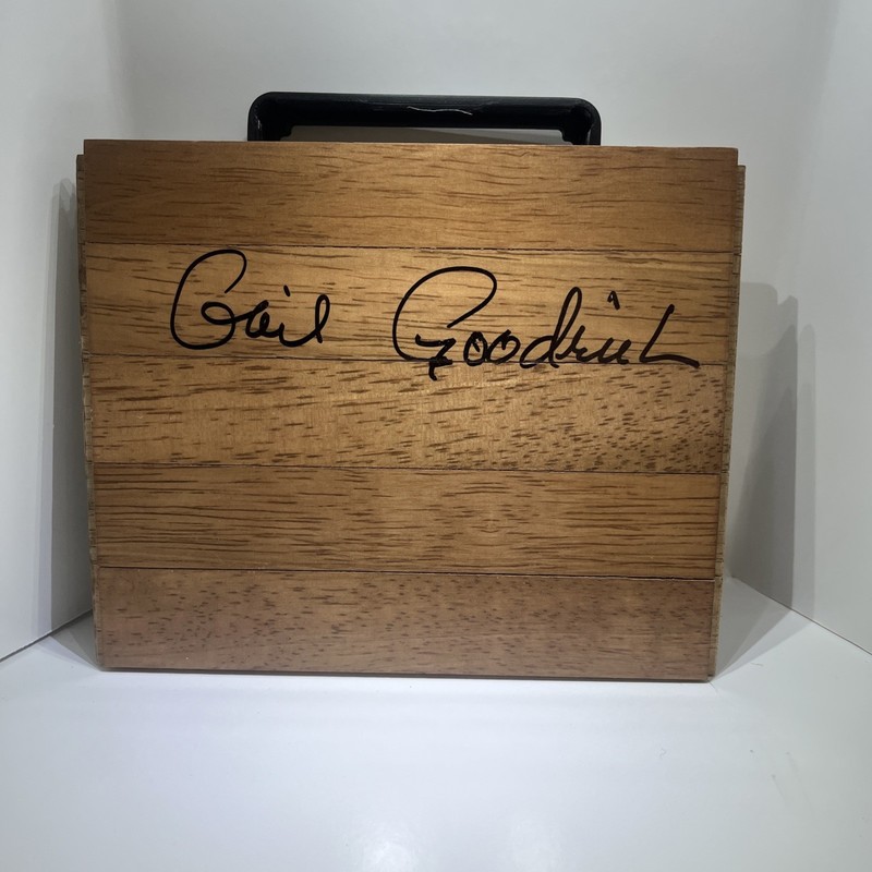 Gail Goodrich Autograph HOF Floor Floorboard Lakers NBA Basketball