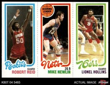 1980 Topps Robert Reid / Mike Newlin / Lionel Hollins 110 / 153 / 182 7 - NM