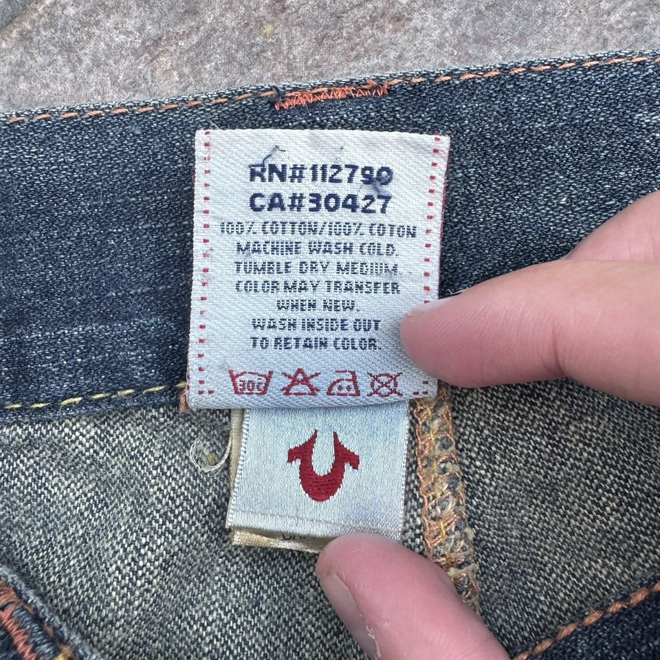 复古 True Religion 比利牛仔裤 32x34 — 第 4/4 张图片