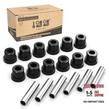 Golf Cart Spring Bushing Kit-Rear Leaf Springs Shackles Bushing Sleeve Black