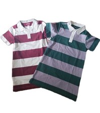 Girls Sz S Art Class Rugby Polo Shirt Dresses Bundle Striped