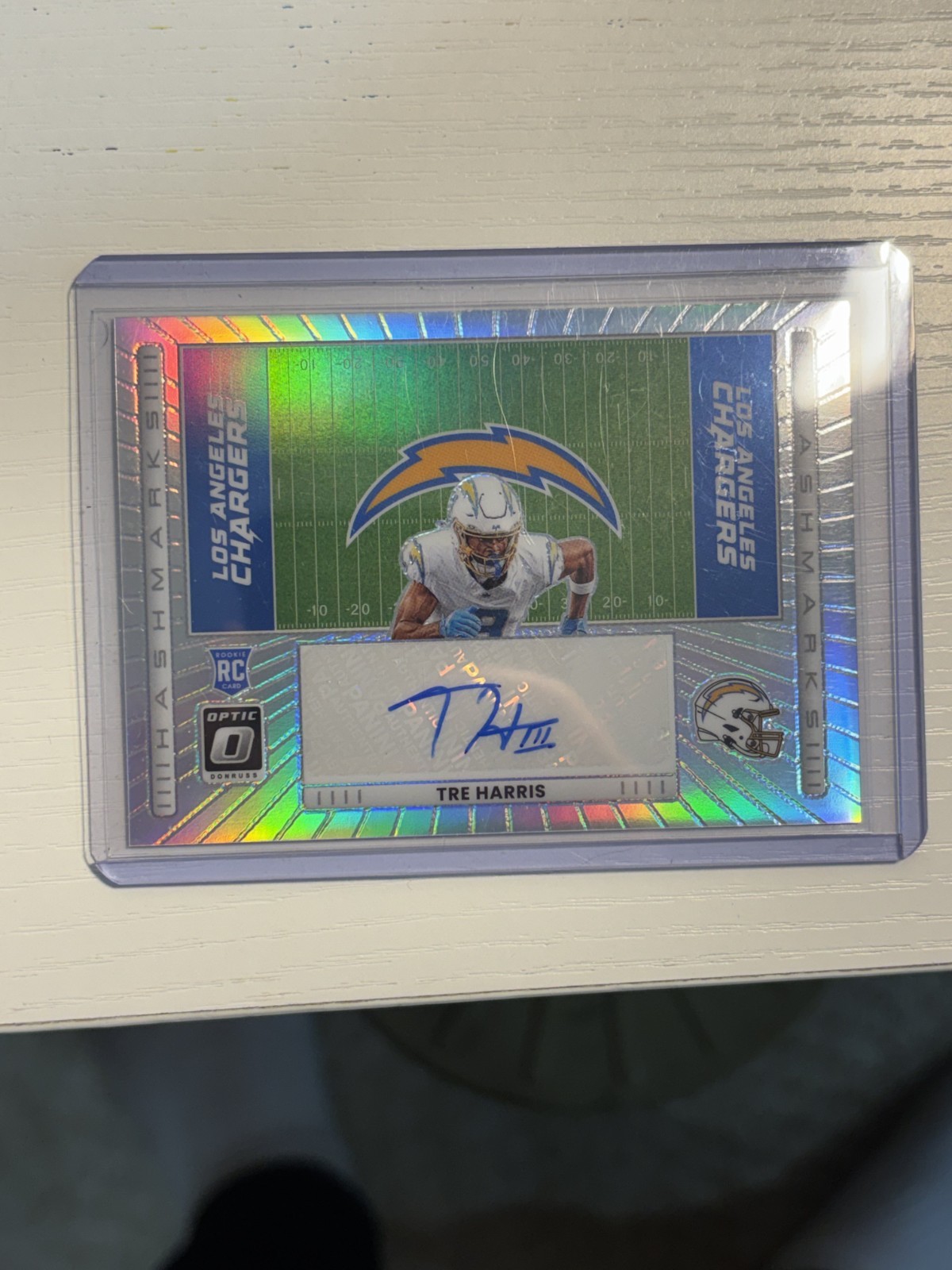 2025 Panini Donruss Optic - Hash Marks Tre Harris #HM-15 (AU, RC)