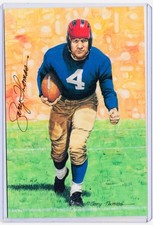 GARY THOMAS auto autograph signed Goal Line Art card of Alphonse Tuffy Leemans