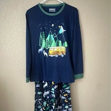 Eddie Bauer Kids Boys Fleece Pajamas PJ Set Size 14-16