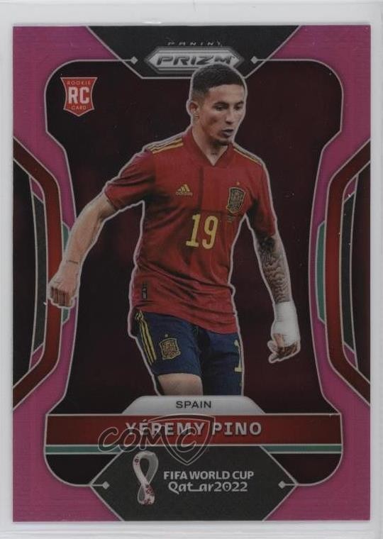 2022 Panini Prizm World Cup Qatar Pink Prizm Yeremy Pino #229 14tf