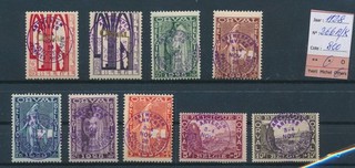 LS97192 Belgium 1928 stamp days mark Orval abbey lot MH cv 800 EUR
