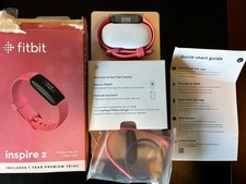 Fitbit Inspire 2 Health  Fitness Tracker, Desert Rose - OPEN BOX