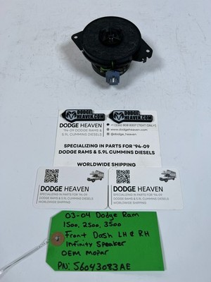 OEM 2003-2004 Dodge Ram 1500-3500 Front Dash LH or RH Infinity