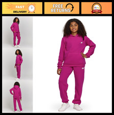 Girls Athletic 2-Piece Fleece Hoodie Joggers Set - Soft Sweatshirt Activewear